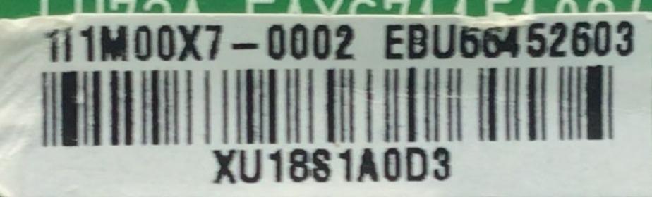 MAIN PARA TV/MONITOR LG / NUMERO DE PARTE EBU66452603 / EAX67115108 / XU18S1A0D3 / PANEL CT270WFDA C03 / DISPLAY LM270WF7 (SJ)(D4) / MODELO 27LP600B / 27LP600B-PU - Imagen 3